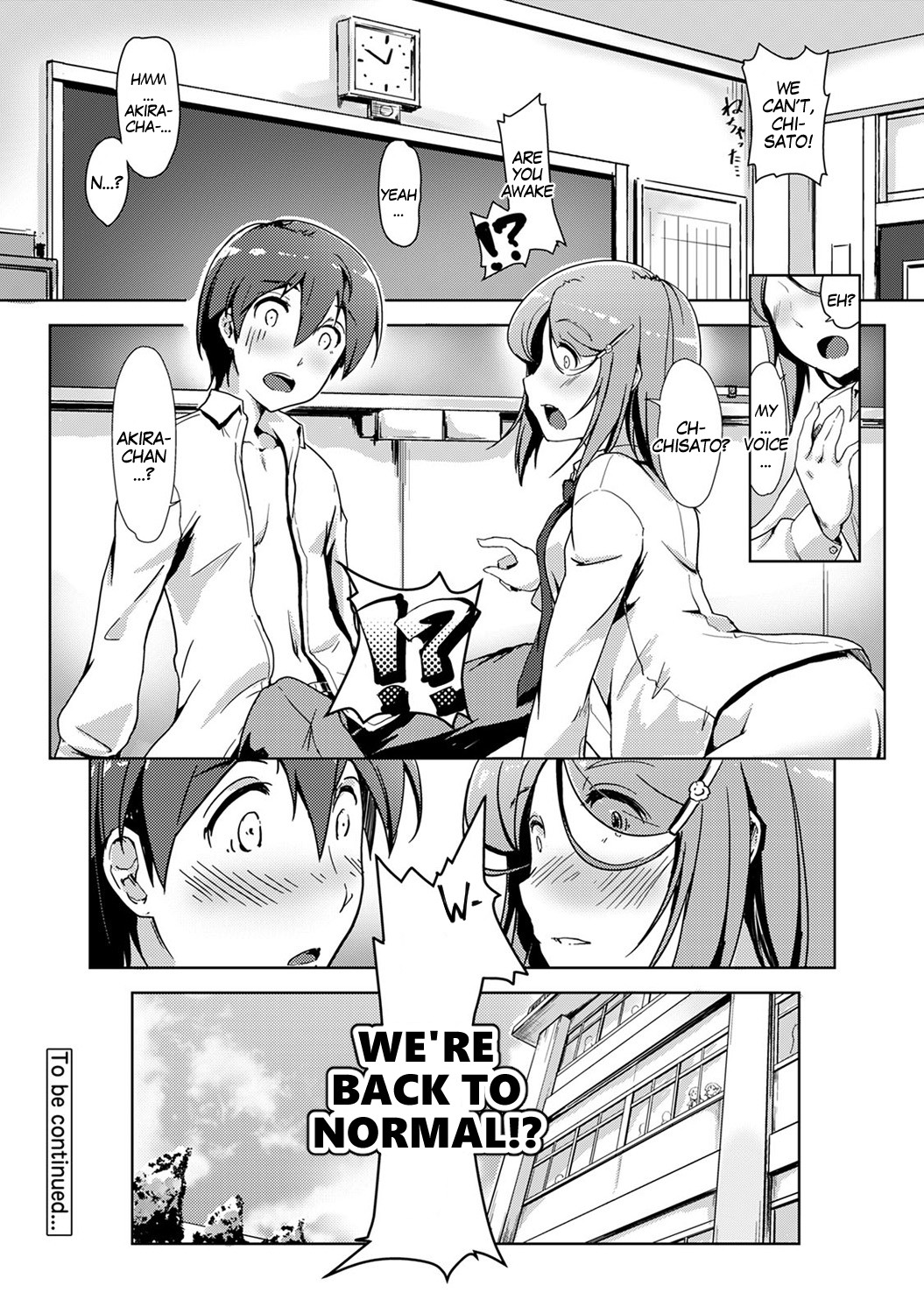 Hentai Manga Comic-We Switched Our Bodies After Having Sex!? Ch. 3-Read-24